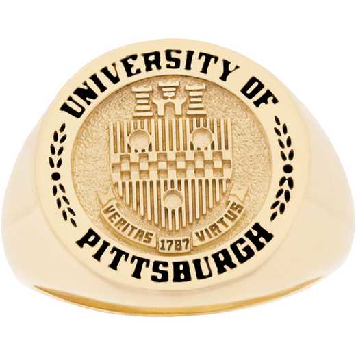 University of Pittsburgh Men's Large Signet Ring